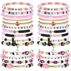 56 Pcs Halloween Bracelets for Women